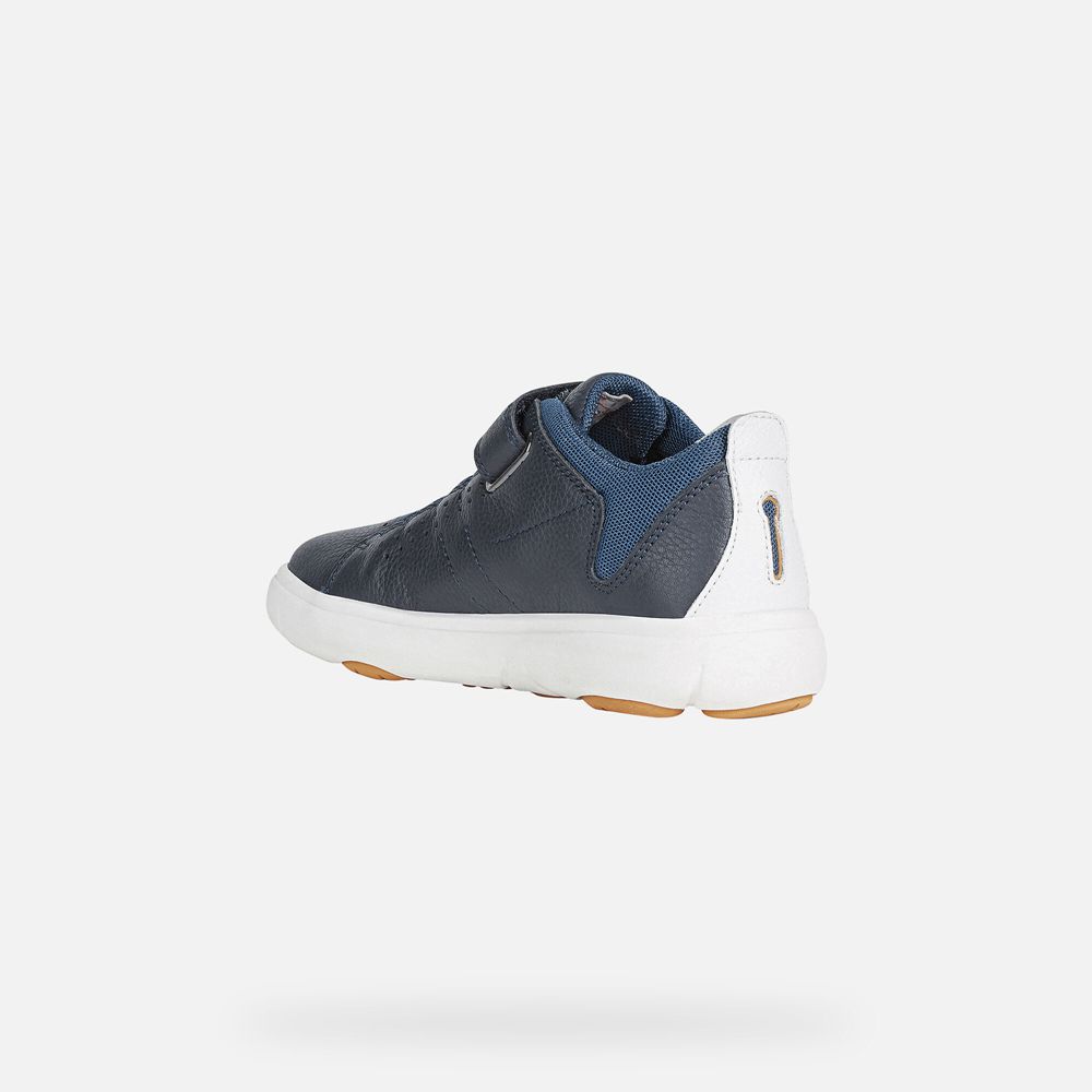 Geox Sneakers Navy/Orange Nebcup - Geox Boys Shoes - CQDELY396